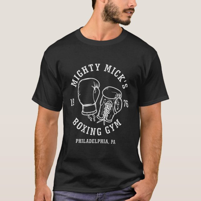 T-shirt Mighty Mick'S Boxing Gym 1976 (Devant)