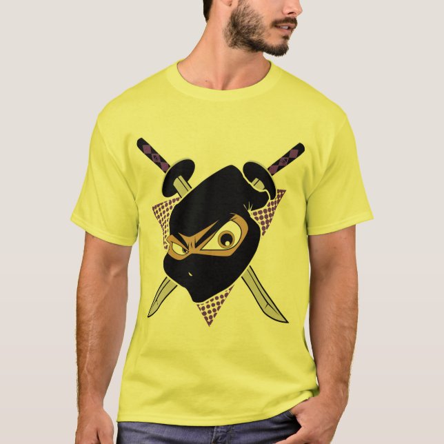 T-shirt Mighty Ninja Jaune (Devant)
