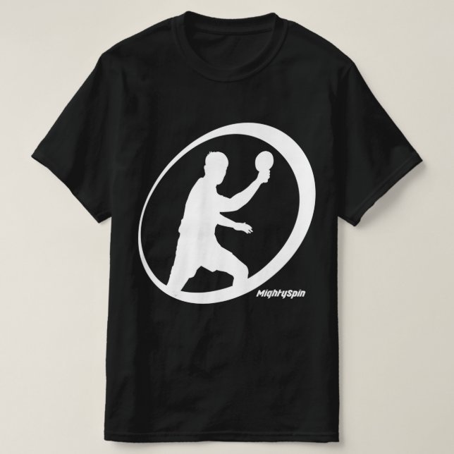 T-shirt Mighty Spin Ping Pong Tee Table Tennis Confy (Design devant)