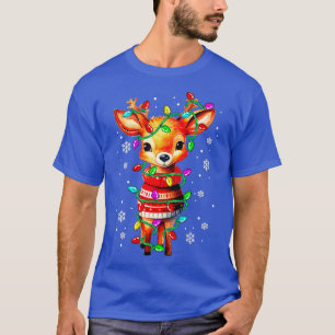T-shirt Migna Reindeer Père Noël feux de Noël Pyjama Noël