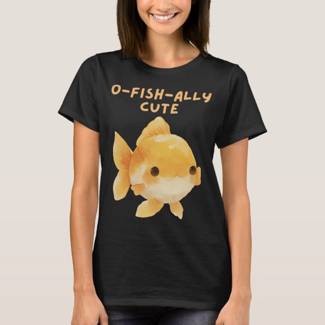 T-shirt Mignon À Mourir De Poisson (Devant)