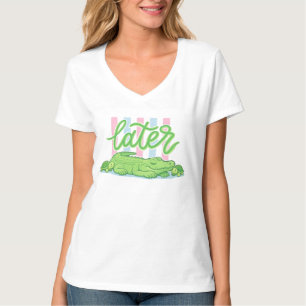 T-shirt Mignon À Plus Tard Alligator Été Graphique Femme