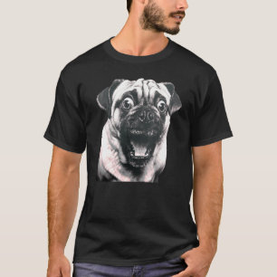 T-shirt Mignon Animal Pug Puma Panthère Arc-en-ciel Hippie