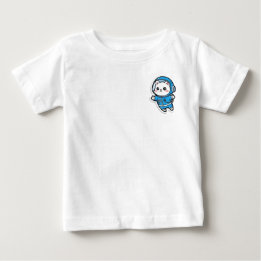 T-Shirt Mignon Astronaute Chat Kawaii Pour Bébé
