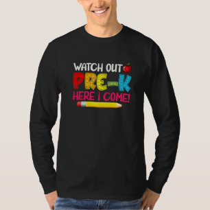 T-shirt Mignon, attention, la maternelle arrive, c'est la