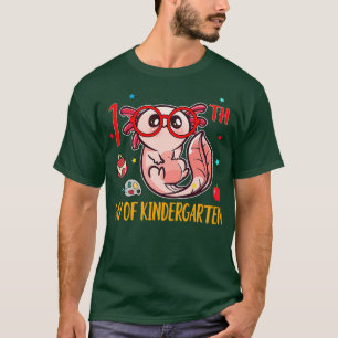T-shirt Mignon Axolotl 100e Jour De Maternelle Drôle 100 D