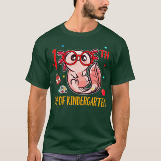 T-shirt Mignon Axolotl 100e Jour De Maternelle Drôle 100 D
