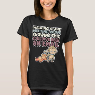 T-shirt Mignon bébé singe mème kawaii macaque japonais