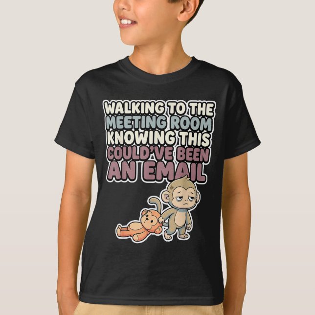 T-shirt Mignon bébé singe mème kawaii macaque japonais (Devant)