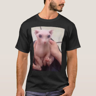 T-shirt Mignon Bingus chauve Mon chat Sphinx aimé sans poi