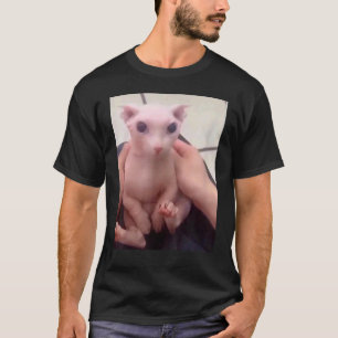 T-shirt Mignon Bingus chauve Mon chat sphynx sans poils bi