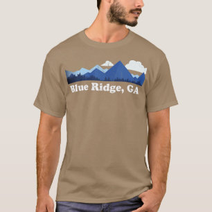 T-shirt Mignon Blue Ridge Georgia Mountains GA Retro Distr