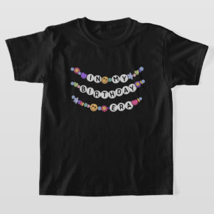 T-shirt Mignon Bracelet Fille De Mon Ère D'anniversaire  