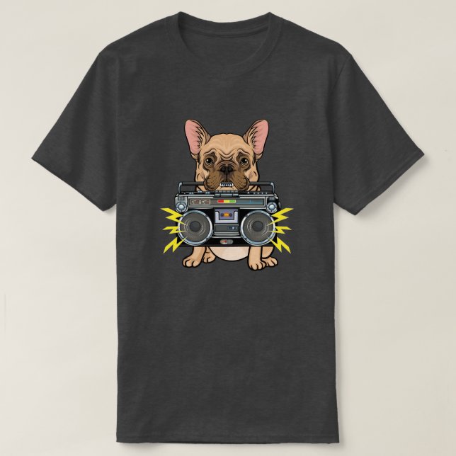 T-shirt mignon Bulldog (Design devant)