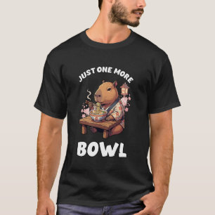 T-shirt Mignon capybara japonais mangeant des nouilles ram