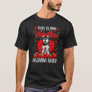 T-shirt Mignon C'est Mon Chien Sibérien Husky de la Saint-