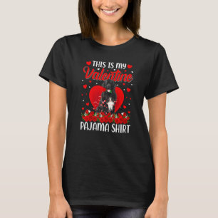 T-shirt Mignon C'est mon jour de la Saint-Valentin Chien T