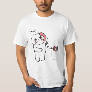 T-shirt mignon chat meow