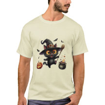 Mignon chat noir Halloween sorcière ✨🐾🎃