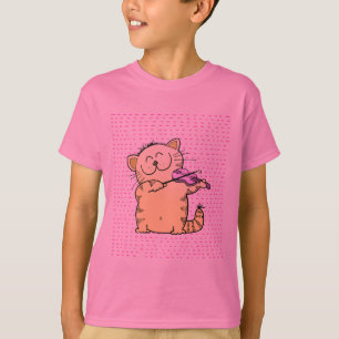 T-shirt Mignon-Chaton-violoniste