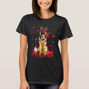 T-shirt Mignon Chien de Berger Allemand pour la Saint-Vale