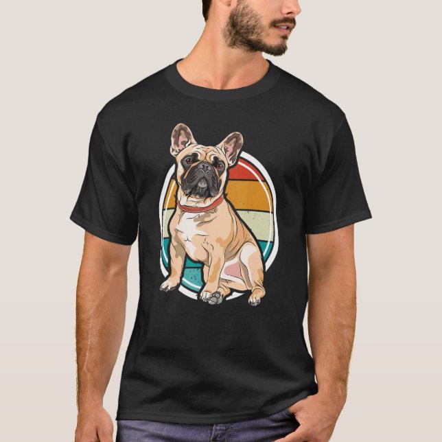 T-shirt Mignon chien pug (Devant)