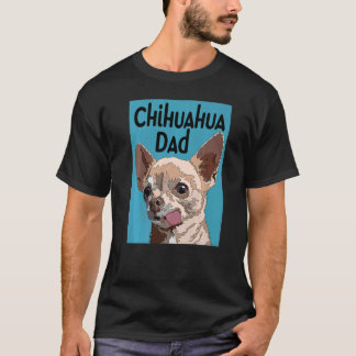 T-shirt Mignon Chihuahua Papa Pour Hommes Chiwawa Chien Pa