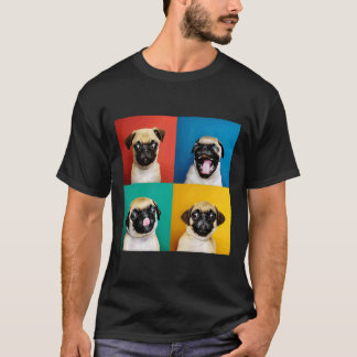 T-shirt Mignon chiot Pug 690