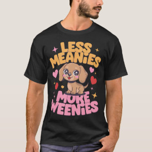 T-shirt Mignon chiot teckel amateur de chien drôle weenie