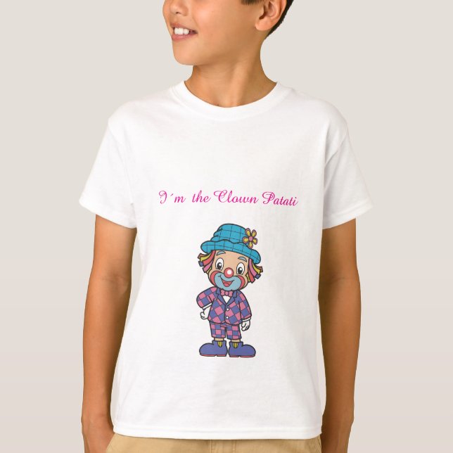 T-shirt mignon clown (Devant)