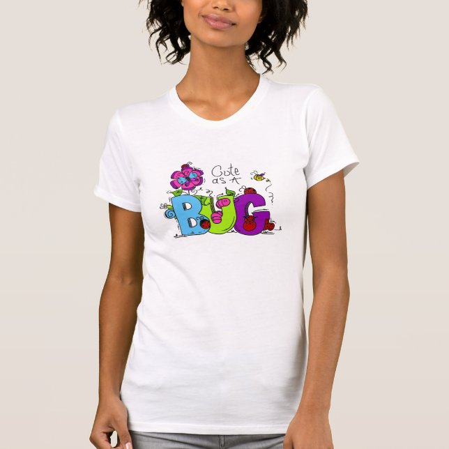T-shirt Mignon comme insecte (Devant)