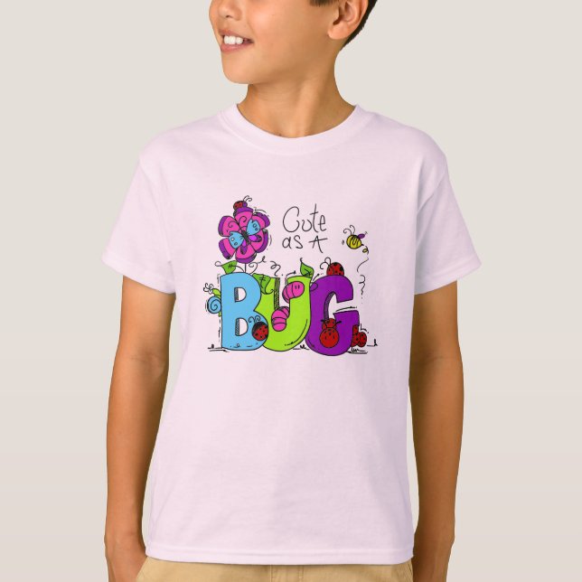 T-shirt Mignon comme insecte (Devant)