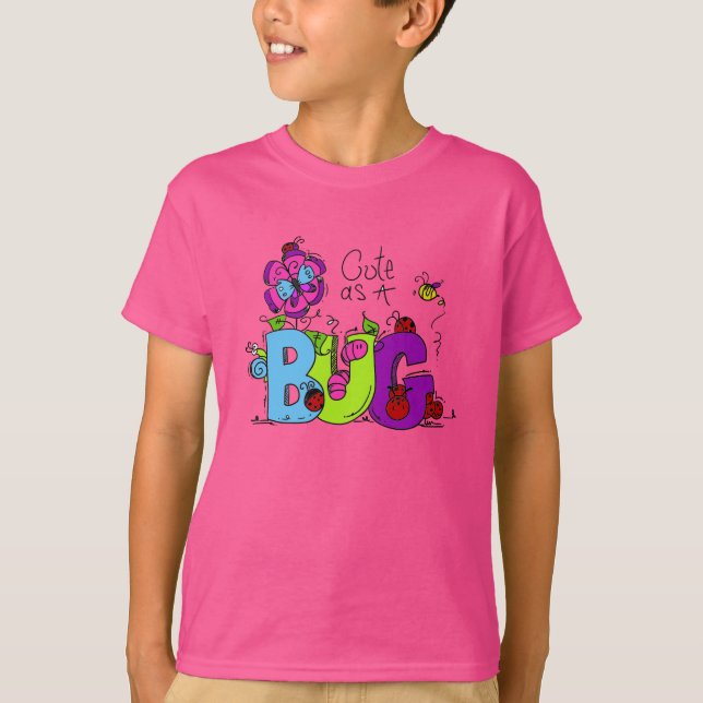 T-shirt Mignon comme insecte (Devant)