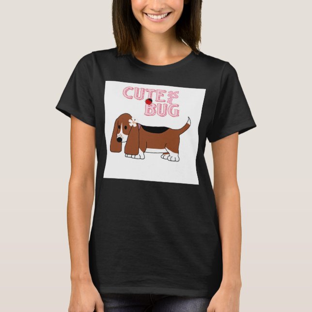 T-shirt Mignon comme pièce en t de femmes d'insecte (Devant)
