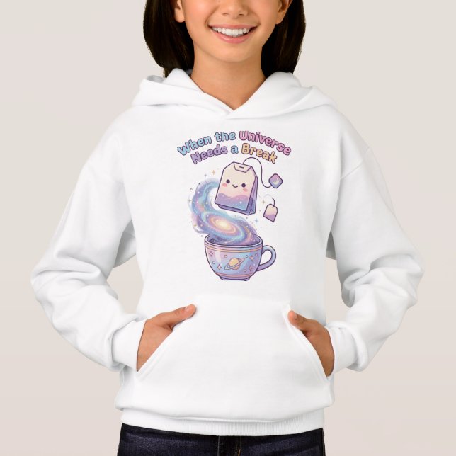 T-Shirt Mignon Cosmique Kawaii (Devant)
