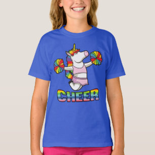 T-shirt mignon d'acclamation de licorne