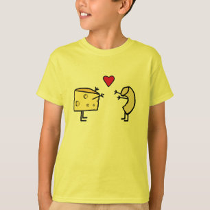 T-shirt mignon d'amour de Mac et de fromage