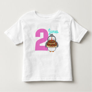 T-shirt mignon d'anniversaire de nom d'enfant en