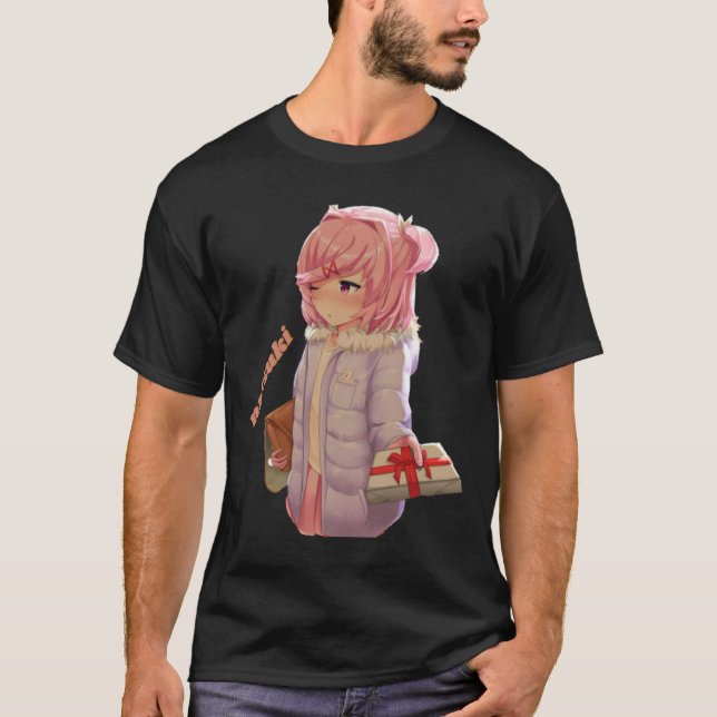 T-shirt mignon ddlc natsuki doki do (Devant)