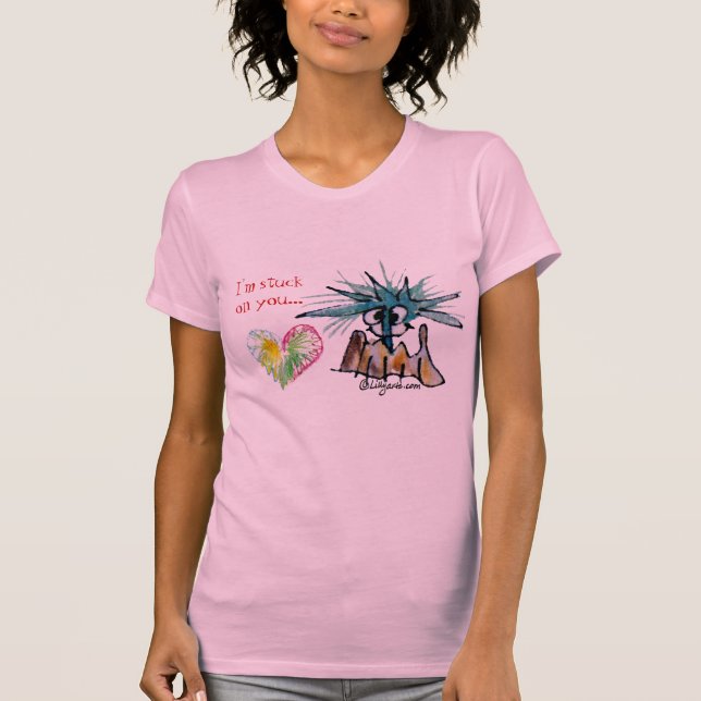 T-shirt mignon de bernache de bande dessinée (Devant)