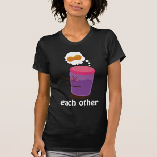 T-shirt Mignon de couples fait l'un pour l'autre