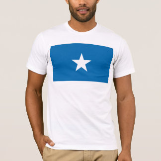 T-shirt mignon de drapeau bleu