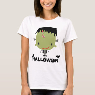T-shirt mignon de Halloween de monstre de Frankie