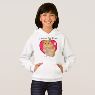 T-shirt mignon de hamster de filles