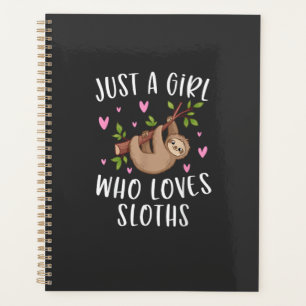 T-shirt Mignon de Paresseux pour Filles Juste Une 
