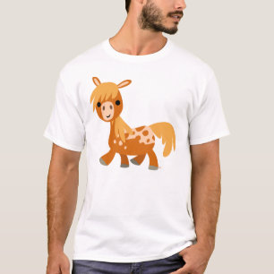 T-shirt mignon de poney d'Appaloosa de bande