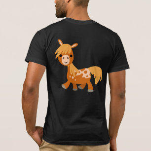 T-shirt mignon de poney d'Appaloosa de bande