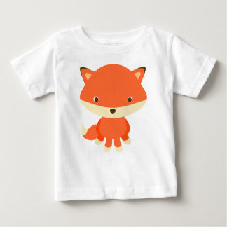 T-shirt mignon de renard de bébé