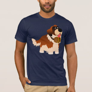 T-shirt mignon de St Bernard de bande dessinée