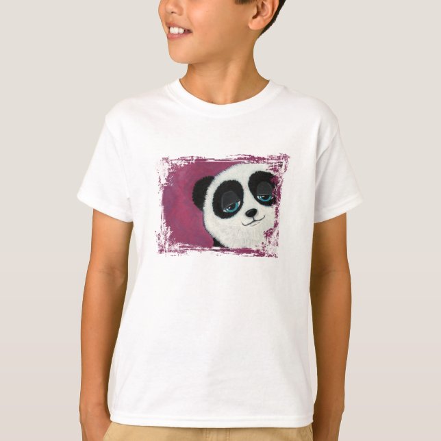 T-shirt mignon d'ours panda (Devant)
